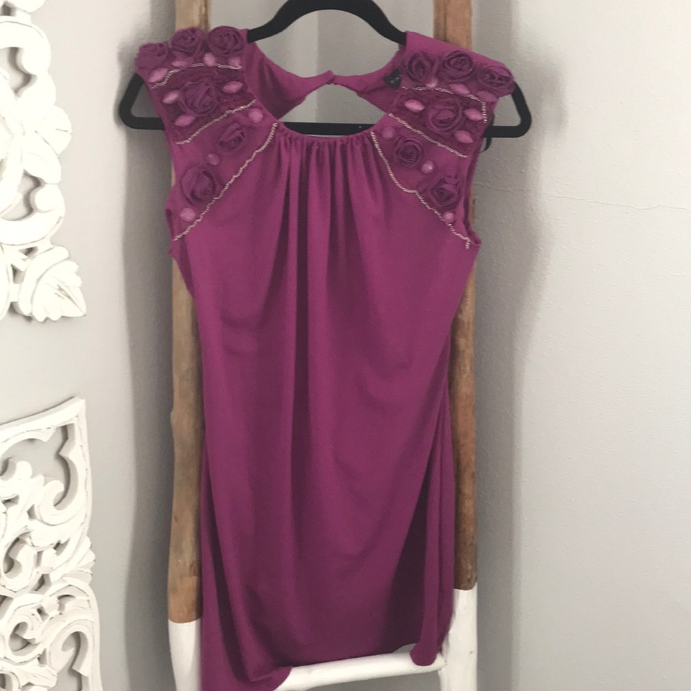Fucsia Dress with flowers